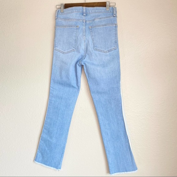 Veronica Beard High Rise Kick Flare Crop Jeans - Picture 6 of 12